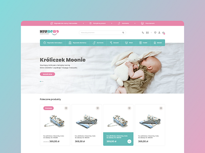 Online Store Design babyproducts designconcept designinspiration digitaldesign ecommercedesign newparents parenting uidesign userfriendly uxdesign webdesign