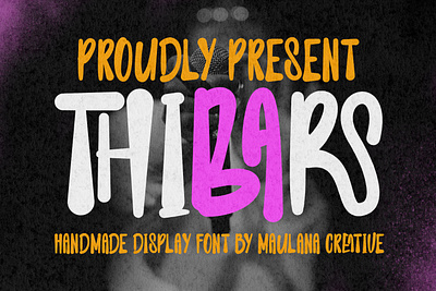 Thibars Handmade Display Font animation branding design font fonts graphic design handmade font handwritting font lettering font logo maulana creative maulana handmade nostalgic summer font sunshine font website font