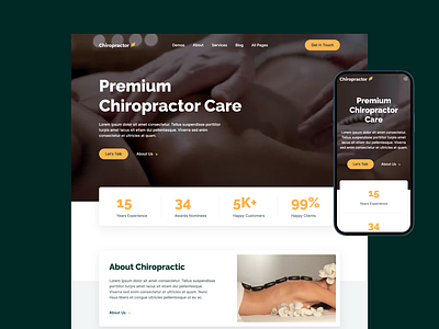 Chiropractor figma design physiotherapy website template professional template responsive design ui design web designers webdesign webflow webflow designer webflow template webflow website website design website designer website templates