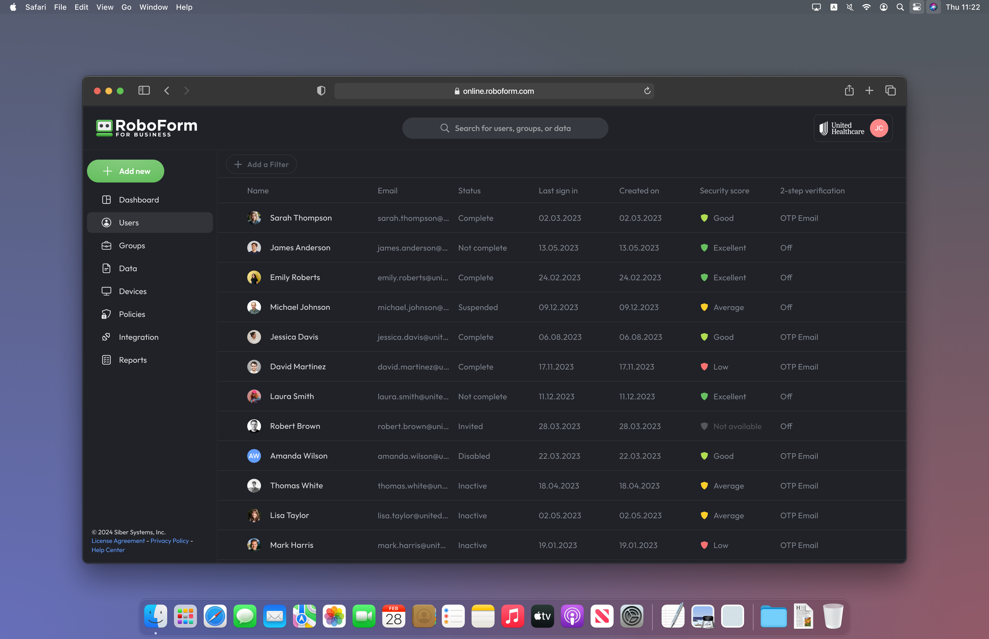 Example of Dashboard & Data Visualization UI Design