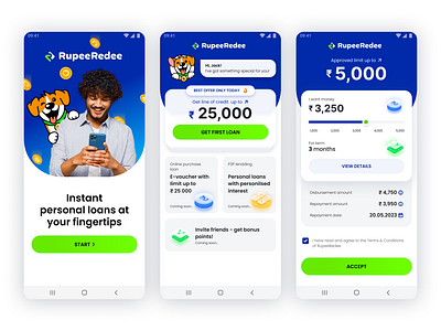 Interface design concept for loan app, Fintech | Lepshey app banking calculator design finance fintech interface interface design loan platform mascot mobile mobile app product product design startup ui ux uxui web web design