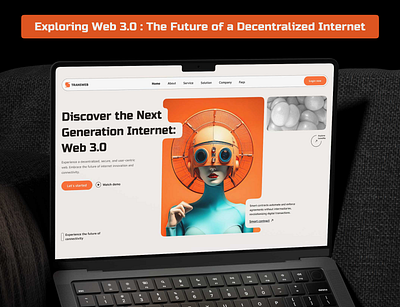 Web 3.0: The Future of a Decentralized Internet ai branding case study color palette design system graphic design landing page typography uiux user experiance user interface ux web web design website