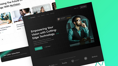 NuVision design figma nuvision ui ux web design