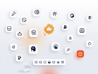 Hello Dribbble! From NeatIcons hello dribbble icon design icon pack iconography icons neaticons set icons