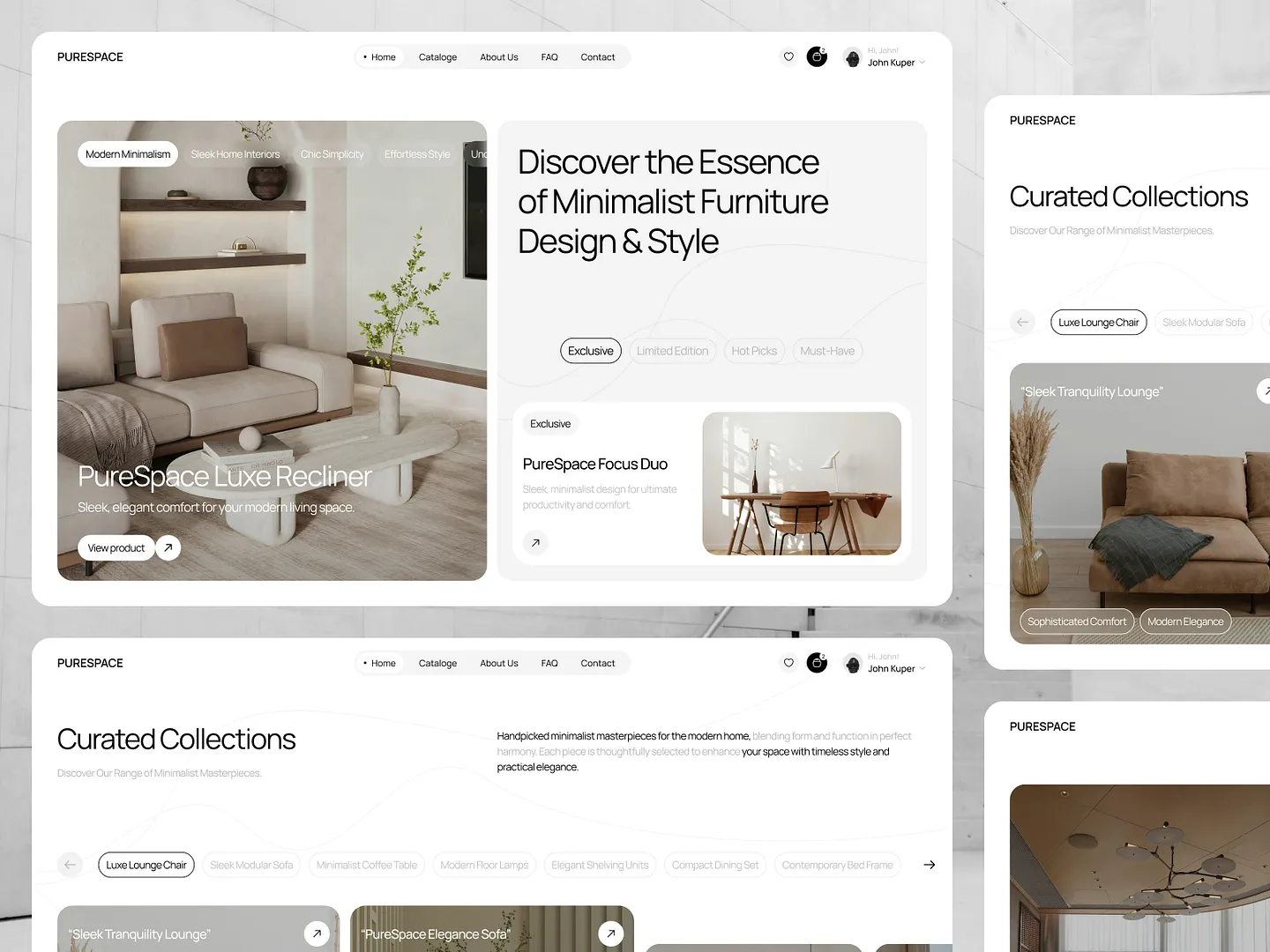 Boutique Website Design for Modern Furniture