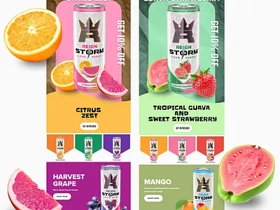 Email Template Designer for Reign Storm Campaign email design email temp email temp design email template email template design uiux