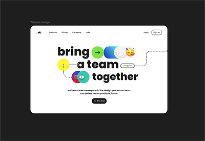 Unite Your Vision: Team Collaboration Made Effortless cleandesign collaborationtools creativeweb dashboarddesign interfacedesign minimalistui moderndesign productivity teamcollaboration teamwork uiux userexperience webdesign