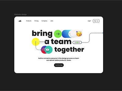 Unite Your Vision: Team Collaboration Made Effortless cleandesign collaborationtools creativeweb dashboarddesign interfacedesign minimalistui moderndesign productivity teamcollaboration teamwork uiux userexperience webdesign