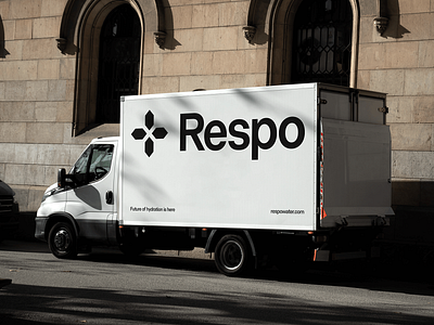 Respo truck brand identity branding brandmark design graphic design identity logistics logo minimal truck visual identity