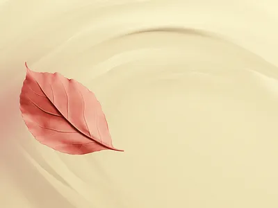 Creme Leaves 🍂 3d animation creme graphic design leaves motion graphics organic reinspire ui