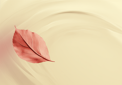 Creme Leaves 🍂 3d animation creme graphic design leaves motion graphics organic reinspire ui