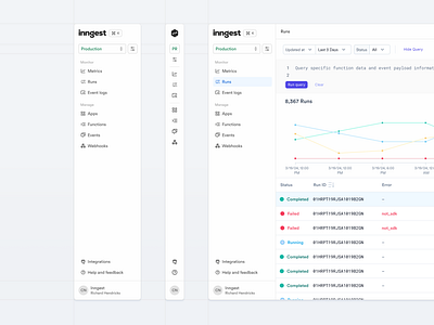 Navigation Bar Design branding collapsed developer tools graphic design interactive navigation bar sidebar top navigation ui