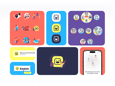Kazoo app iOS case study appdesign inspiration kazooapp livelocation locationtracking safetyfirst secureapp smartapps sos stayconnected ui usercentric ux