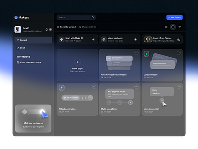 Animation and design tool animation dashboard animation tool clean clean design clean ui dark design dark theme dashboard design design and animation tool design dashboard design tool interface design modern modern design product design ui ui design ui ux ui ux design ux design