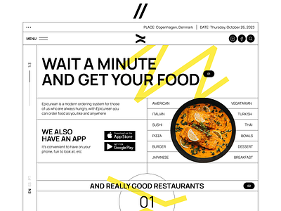 Food Delivery Web Platform Design Concept branding deliver platform delivery foodtech graphic design homepage interface landing page logo platform produce design service start up typography ui ux vector web design concept web design template website ui