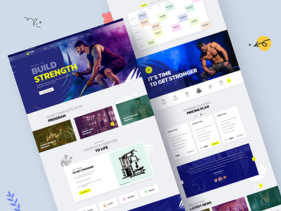 Gym Websites Figma Template bodyfitness branding clean creative design figma template fitness fitnesscoach fitnessjourney gym gymlife health landinpages minimal uiux website design zumbafitness