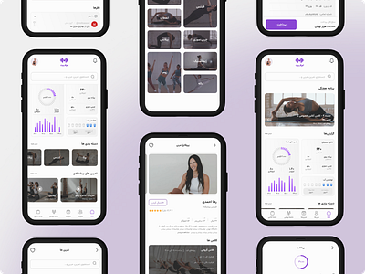 mFit - Fitness App design fitness ui ux