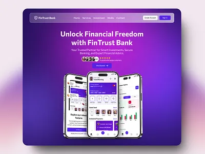 Finance Website Landing Page Design design designer product design product designer ui ui design ui designer uiux uiux design uiux designer user experience user interface ux ux design ux designer web design web designer website