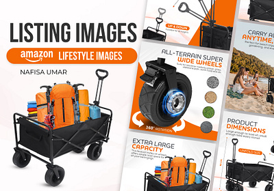 Premium Wagon Trolley || Amazon Listing Infographics amazon amazon branding amazon listing design amazon listing infographics amazon product branding enhance brand content image editing infographics lifestyle product design