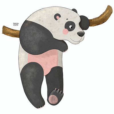 A panda character. Children book illustration. animalcharacterdesign animalillustration animals bookillustration chapterbook characterdesign childrenbook childrenbookillustration childrenillustration cuteanimals illustration jungle junglebook kidlit kidlitart panda pandacharacter pandaillustration picturebook picturebookillustration