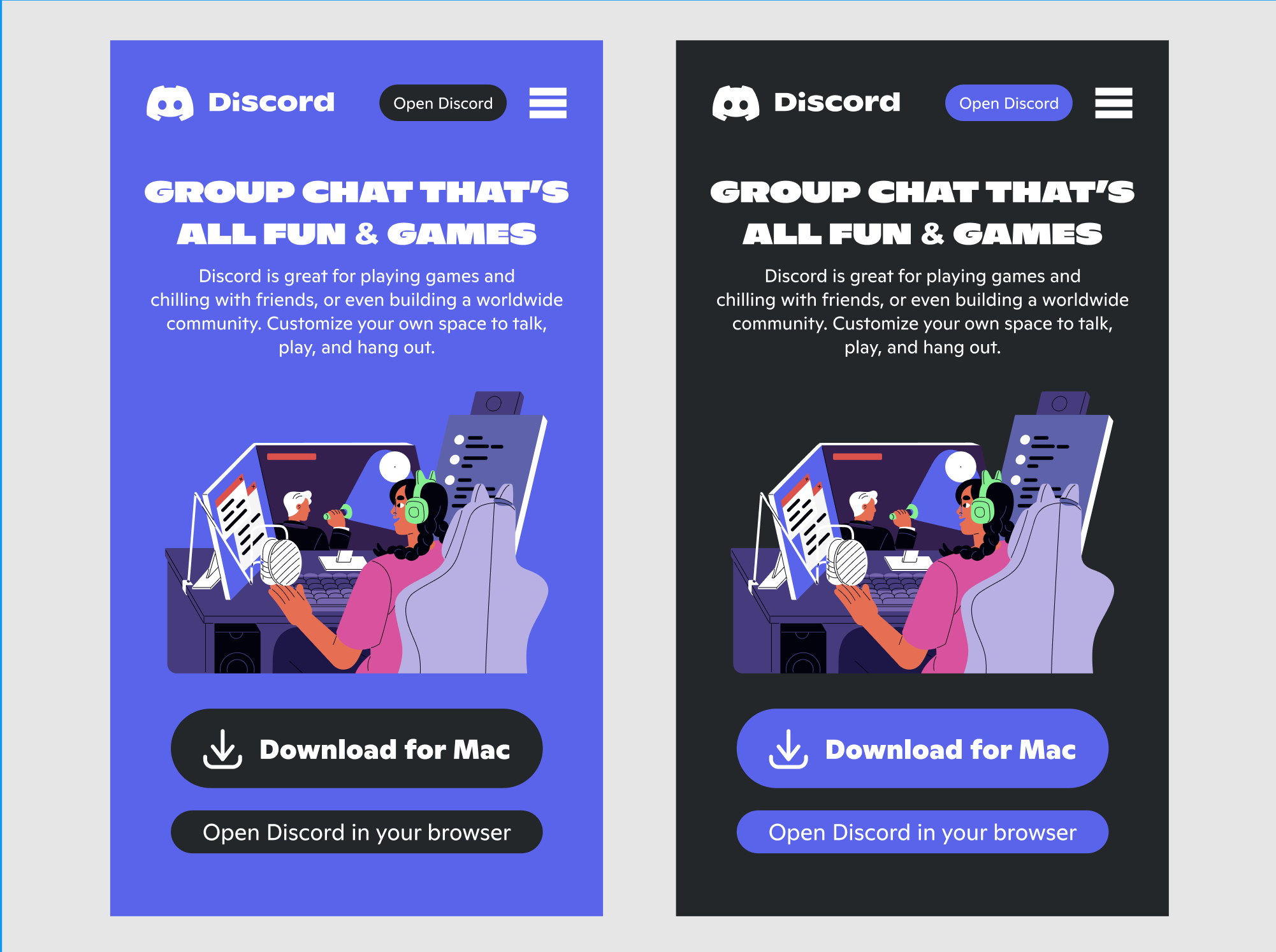 Discord Mobile Redesign animation design discord redesign shot ui ux