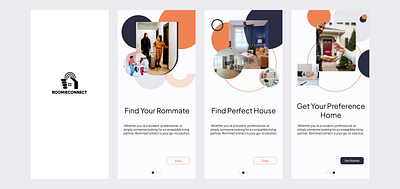 Roommate Finder App ui