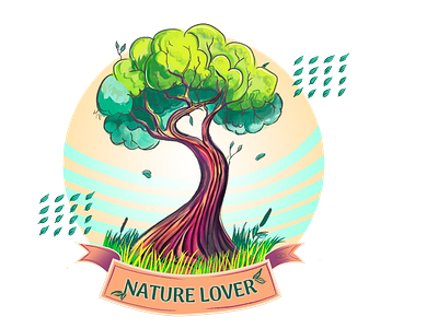 Nature Lover shirt Illustration digital art graphic design hp pen tablet illustration photoshop sketching t shirt design