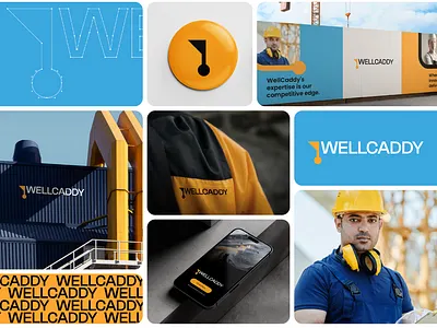 Wellcaddy brand identity branding caddy logo caddyhole logo construction industry construction logo crude oil logo minimal logo modern logo oil industry logo oil logo ui wellcaddy wordmark