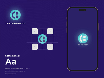 The Coin Buddy: LOGO Design with Motion graphic animation branding branding design complete branding crypto logo graphic design graphics logo logo animation logo design modern motion graphics typography ui