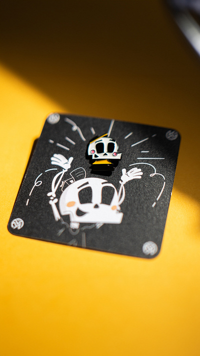 Skully enamel pin boston business card character character design enamel enamel pin illustration illustrator letterpress merch metal pin print simple skeleton skull swag vector