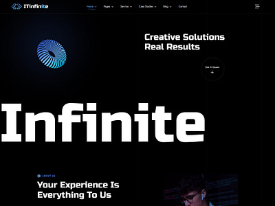 IT Infinite - IT Solutions and Services Company HTML5 Template agency cyber security data digital business it company it service it solutions network solution scss software software company software development technology technology business technology it solutions