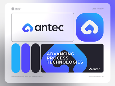 antec logo a advance advancement arrow ascension blue branding buy logo concept growth improve letter a loading process progress sale tec tech technology upward