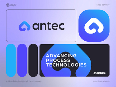 antec logo a advance advancement arrow ascension blue branding buy logo concept growth improve letter a loading process progress sale tec tech technology upward