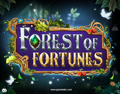 Enchanted Forest Slot - Magical Adventure Art - Gamix Labs 2d artwork animation enchanted forest enchanted forest slot game characters game development gamix labs slot slot art services slot character services slot theme