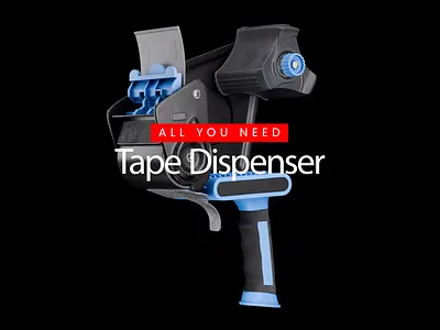 Tape Dispenser Product Reveal 3d modeling amazon animation blender customer product reveal tape texturing video