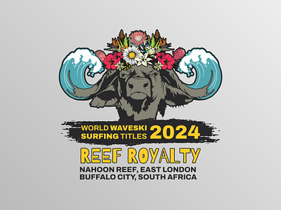 World Waveski Surfing Titles 2024 | Reef Royalty brand design graphic design logo design