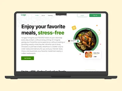 Responsive Food Delivery UI Design branding creativedesign delivery app design designthinking figma food website foodapp fooddeliveryapp interfacedesign mobilefriendly ui ui design ui ux design uiux uxdesign uxinspiration web design webappdesign webappui