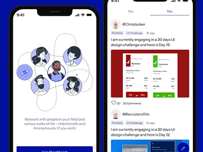 Stealthlink app ui uiux ux web