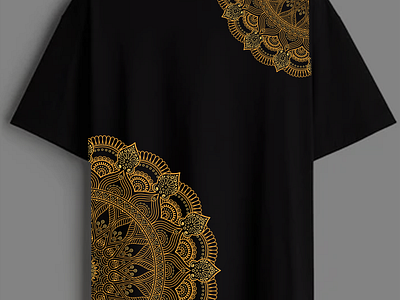 T shirt Design, silk screen print, mandala, sun design design digital painting graphic design illustration mandala photoshop print design separation color silk screen print sun design