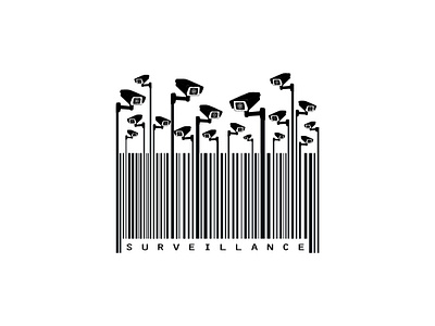 Barcode Design Surveillance barcode contrast design illustrator surveillance vector