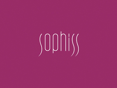 Sophiss logotype design beauty center logo branding cosmetics logo cosmetics shop logo graphic design logo design logotype vector wellnes center logo