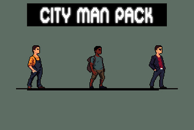 City Man Pixel Art Character Sprite Sheets 2d art asset assets character craftpix game game assets gamedev illustration indie indie game male man men pixel pixelart pixelated sprite sprites