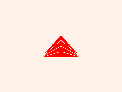 Geometrical Triangle Concept brand identity branding design geometric logo geometric triangle graphic design logo minimal logo minimalistic logo modern logo rectangular logo red logo square logo triangle triangle design triangle logo triangle shape