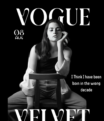 Vogue Velvet branding fashion graphic design post poster promotions social media post