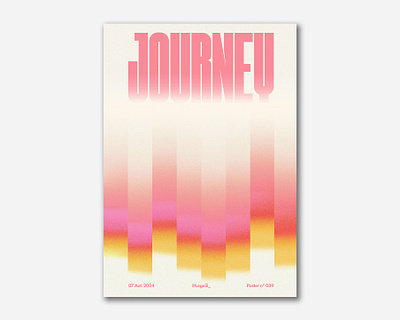 Journey | Poster 039 abstract colors design gradient graphic design illustration minimalist poster