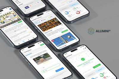 Allimni - eLearning Saas app branding courses dashboard development elearning elearning dashboard figma graphic design learn logo management saas dashboard safety trainings study trainings ui ui design ux research uxui design web design