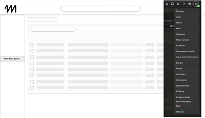 System Field Creation editor field marketing ui