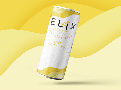 Elix Beverages brand branding canada canned wine cocktail elix graphic design halifax illustration label design logo logo design non alcohol non alcoholic nova scotia package design packaging wine wine label