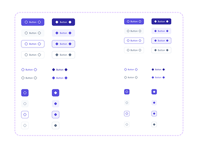 Button Variants with Interactions accent colors button button size button states buttons clean ui components figma flat design icon button interactions link button master outline buttons ui ui interactions variants