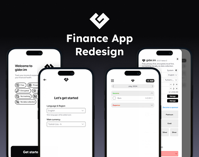 Finance App Redesign app app design budget design figma finance ios uiux